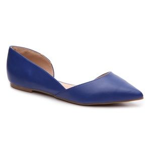 Journee Collection Women's Cortni Pointed-Toe Ballet Flats - Blue (9W)